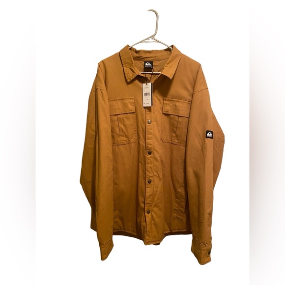 Quiksilver Men's Brown Shirt Jacket. Size XXL. New with tags - Picture 5 of 9